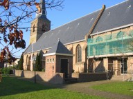 Restauratie kerkramen te Zuidland voor Den Hoed Aannemers