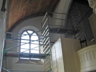 Onderhoud kerk te Geervliet